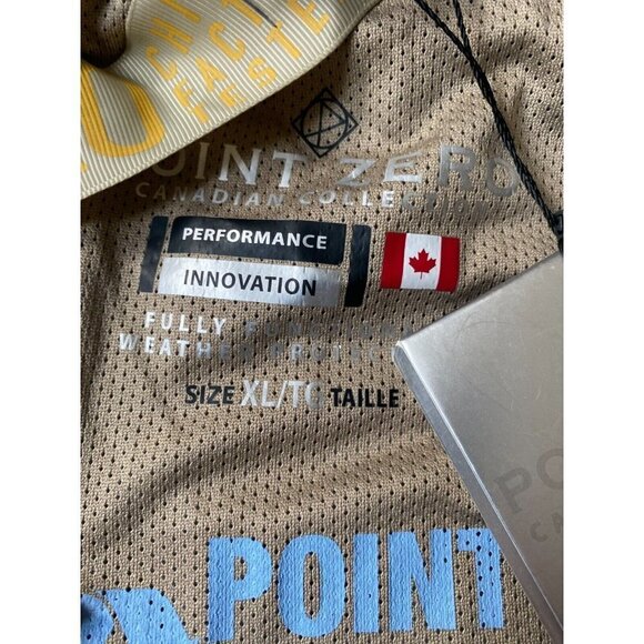 Point Zero BNWT Mens black "Riperton" jacket sz Xlarge NEW hooded - Picture 6 of 8